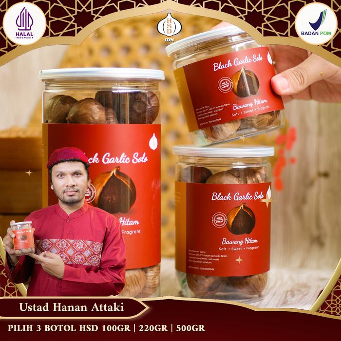 

ZidaPax Bawang Hitam HSD Premium Quality 100, 220, & 500 Gr - Herbal Spices