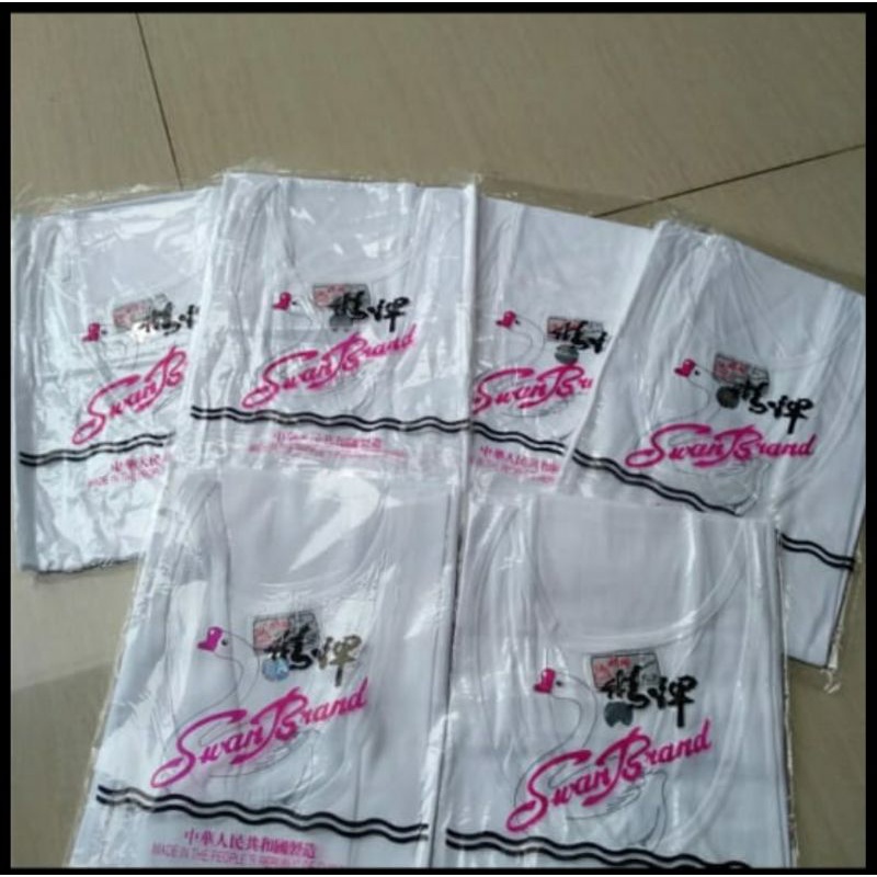 Singlet Swan Brand 100% Original/Kaos dalam swan tanpa lengan 100% katun