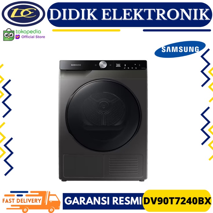 Samsung DV90T7240BX Laundry Dryer Heat Pump Technology 9 kg