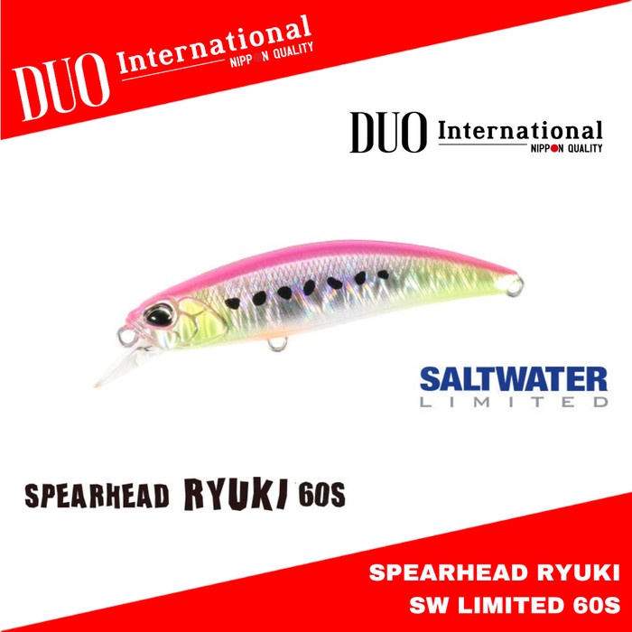 PROMO Duo Spearhead Ryuki 60S SW Limited Sinking Lure 60mm 6.5gr