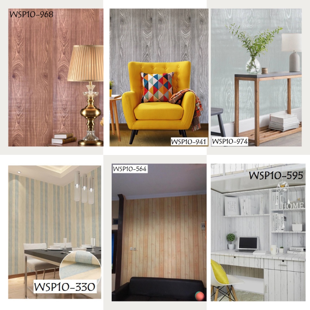 Wallpaper Dinding Hitam Polos Serat Kayu Ruang Tamu Premium Cream Murah J0N2 Custom Bunga Mewah Indu