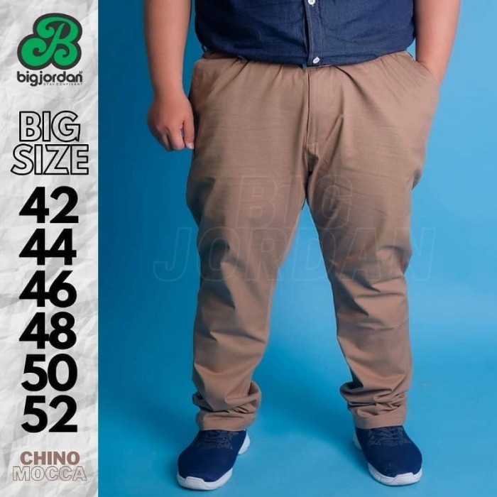 Luno- celana kerja jumbo pria hitam 44 46 48 50 52 celana kantor big size -