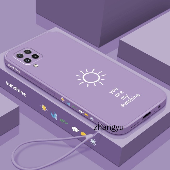 SAMSUNG A22 4G 5G M32 M22 SOFT CASE TALI MOTIF SUNSHINE SILIKON CASING