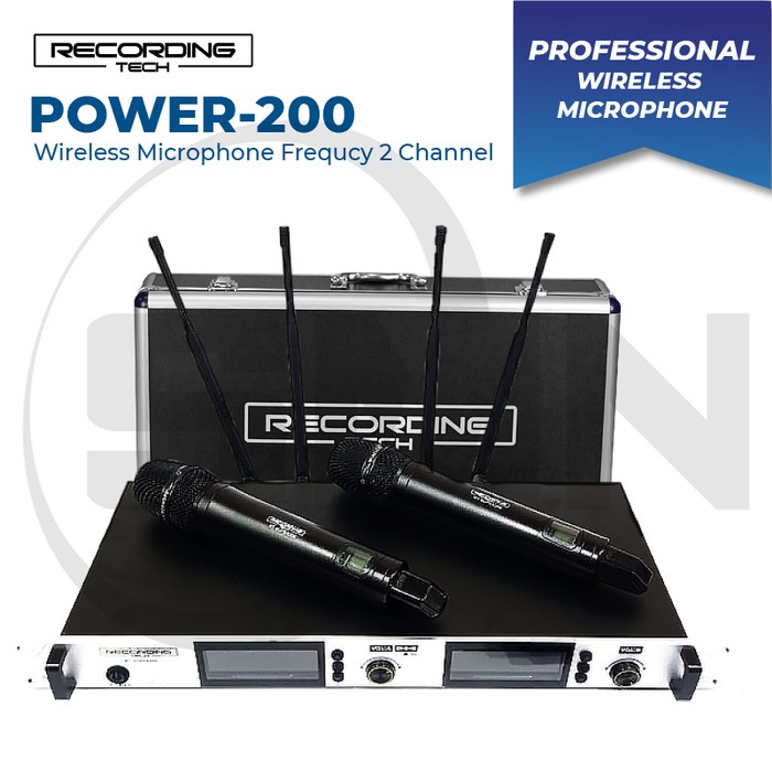 Recording Tech Rt Super 200 Mkii Super200 Wireless Mic 2 Channel
