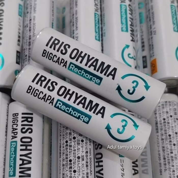 Baterai Breakin Iris Ohyama 1.2V 950Mah Isi 2 / Baterai Olahan Iris Ohyama