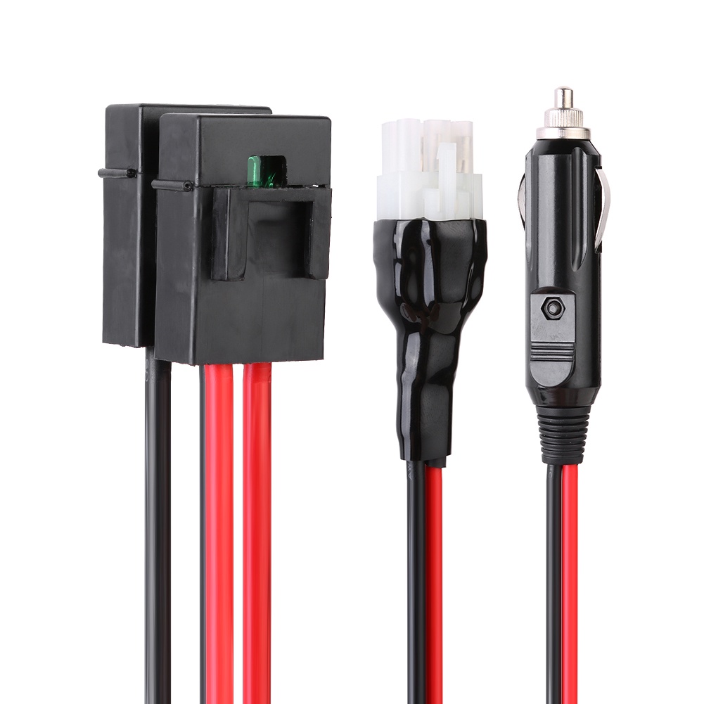 1.5m 30A Fuse 6 Pin Short Wave Durable Charger Cable for ICOM IC-725A 706 7400