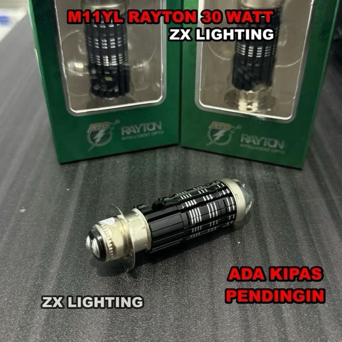 Original Lampu Utama H6 Rtd Rayton M11Yl 30 Watt Plus Senja High Lo D3 Type M11Yl Kembaran M11Z