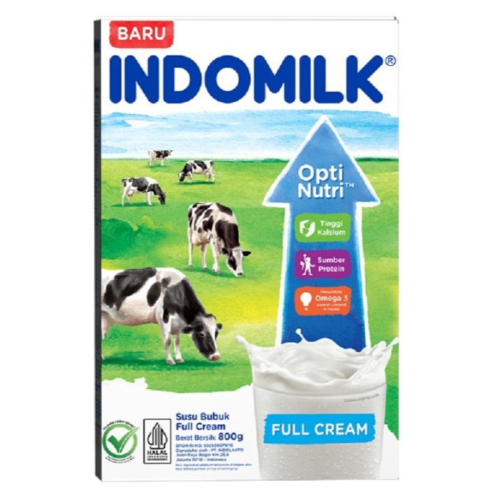 

INDOMILK Instan Plain Susu Bubuk Full Cream 800 g