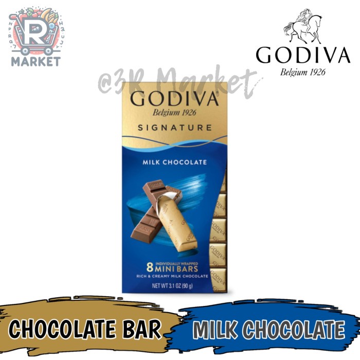 

Godiva Signature Milk Chocolate 8 Mini Bar