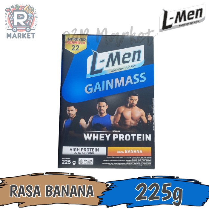 

L-Men Lmen Gainmass Rasa Banana Suplemen Olahraga 225g