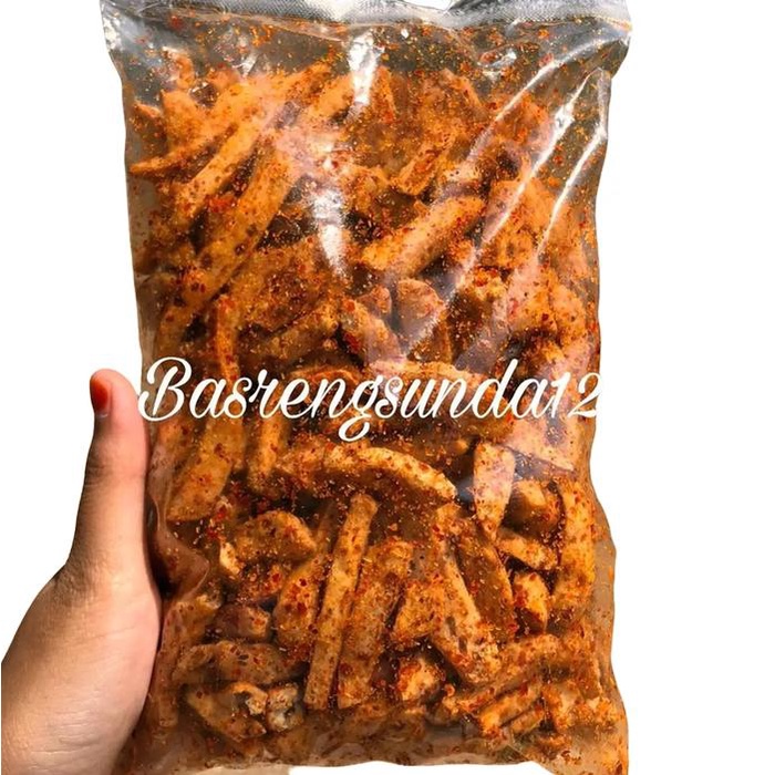 

RT195 Basreng Pedas Daun Jeruk Isi 250 Gram - Cemilan Instan Goreng Snacks STOK TERBATAS