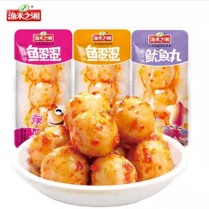 

EJ686 (HALAL) Baso Ikan & Baso Cumi Cemilan Instan BIG SALE