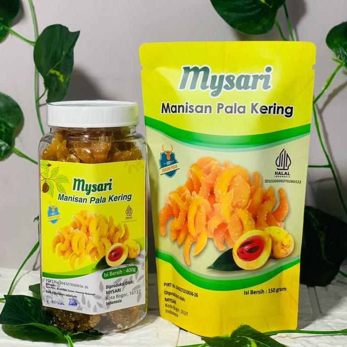 

BIG SALE Manisan Pala Kering Mysari Oleh-oleh khas Bogor 100% Bogor Pisan UT315