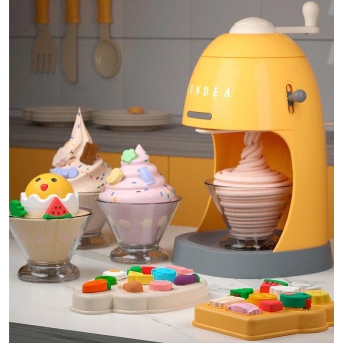 ID MAINAN MESIN BUAT CETAKAN ES KRIM ICE CREAM CREATION OF DOUGH