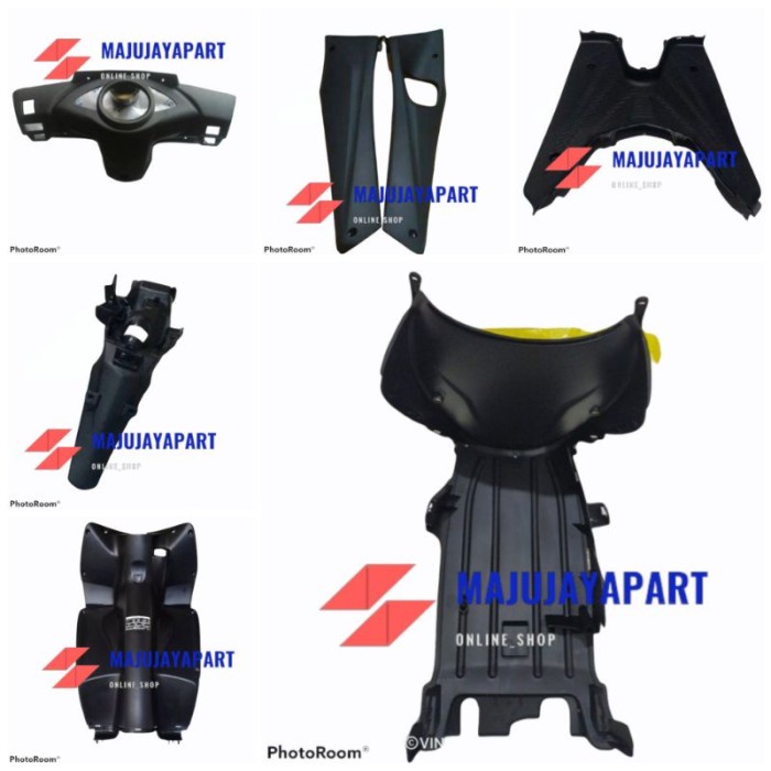 COVER BODI KASAR DEK LUMPUR BAWAH DAN DEK LANTAI ATAS Vario 110 Karbu