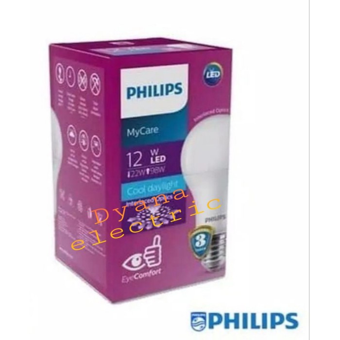 lampu led philips 12 watt