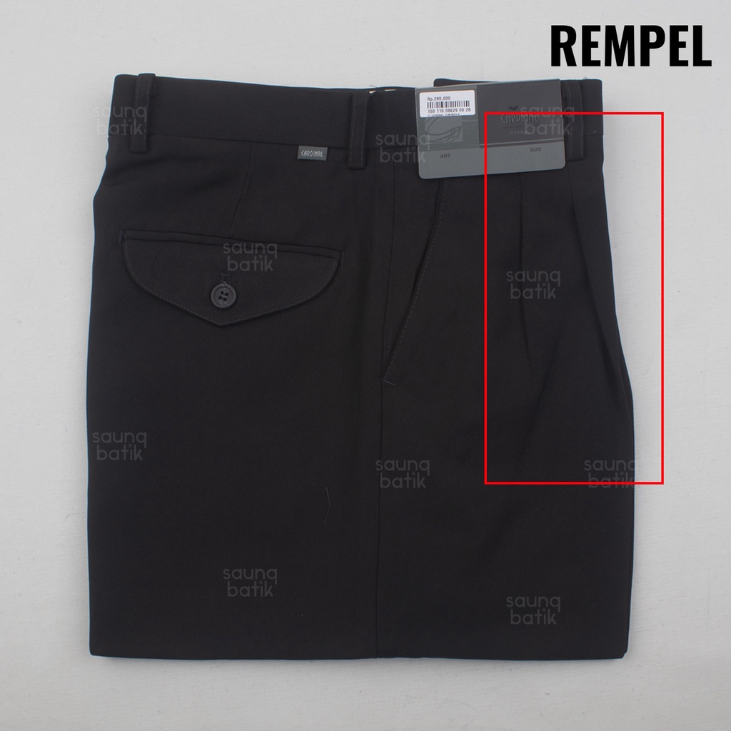 CARDINAL CELANA FORMAL PRIA REMPEL LIPIT CELANA KERJA PRIA 33-38