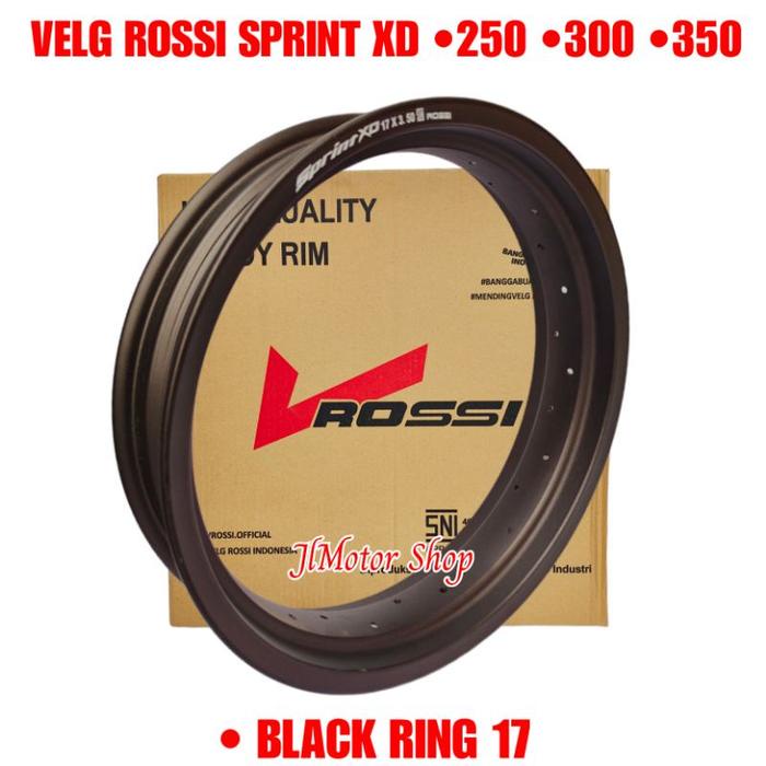 Pelek Velg 250 300 350 Ring 17 Rossi Sprint Xd Lubang 36 - Pelek Velk Velg Rossi Ring 17 250 300 350