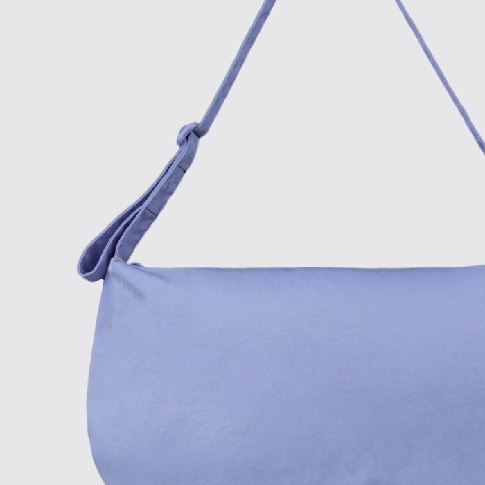 New Tas Selempang Exsport Basic Half Moon Sling Bag - Soft Blue, L Original