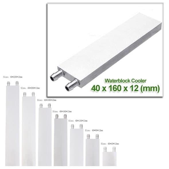 *:*:*:*:*] Waterblock Cooler 40x160x12 mm, Water Cooling Block, Peltier Cooler