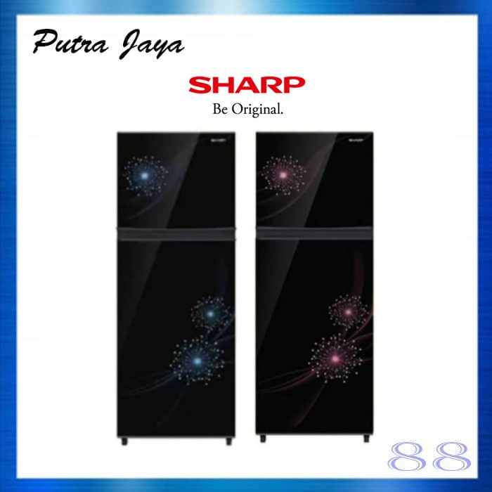 Sharp Kulkas 2 Pintu SJ-317MG-DB/DP / SJ 317 MGDB / SJ 317 MGDP
