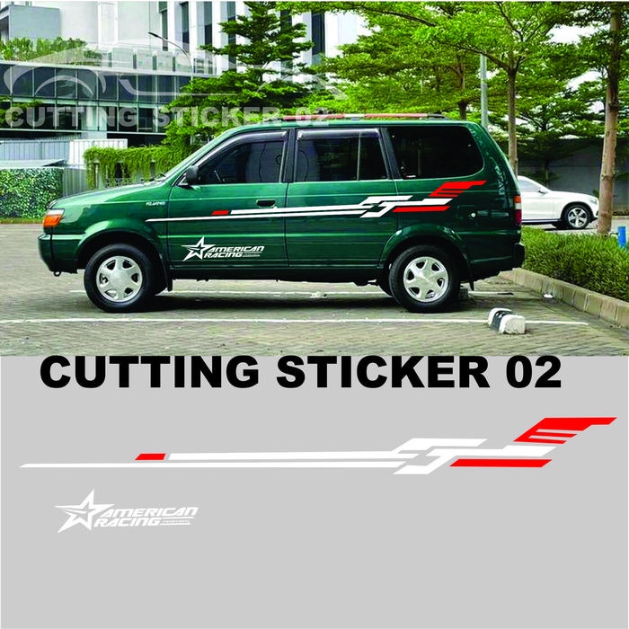 Velocity Vanguards Stiker Mobil Kijang Kapsul Stiker Body Kijang Super Stiker Kijang Kapsul Aksess
