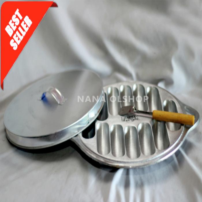 Dsa - Cetakan Pukis Jumbo 12/Cetakan Kue Pukis / Kue Pancong /Jumbo/Pancong Lumer Lubang 12 Gratis