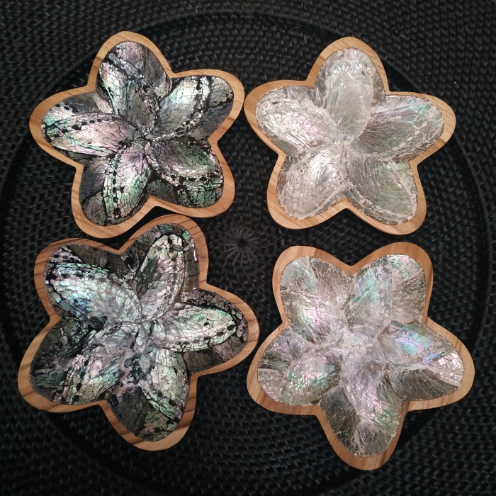 Ready stock] Piring Kayu / Piring Kerang / Wooden / Plate / Piring Unik