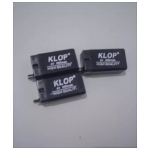 Batrai Petak Baterai Aki Battery Kipas Portable 500 mAh Baterai Raket Nyamuk Aki 4V Rechargeable