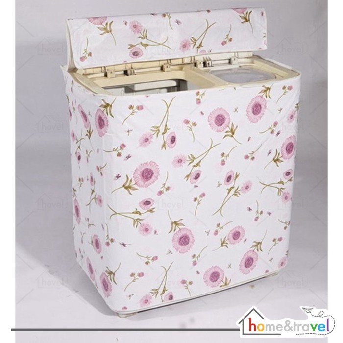 HOVELSHOP COVER MESIN CUCI ANTI AIR PEVA TIPE C 2 TABUNG
