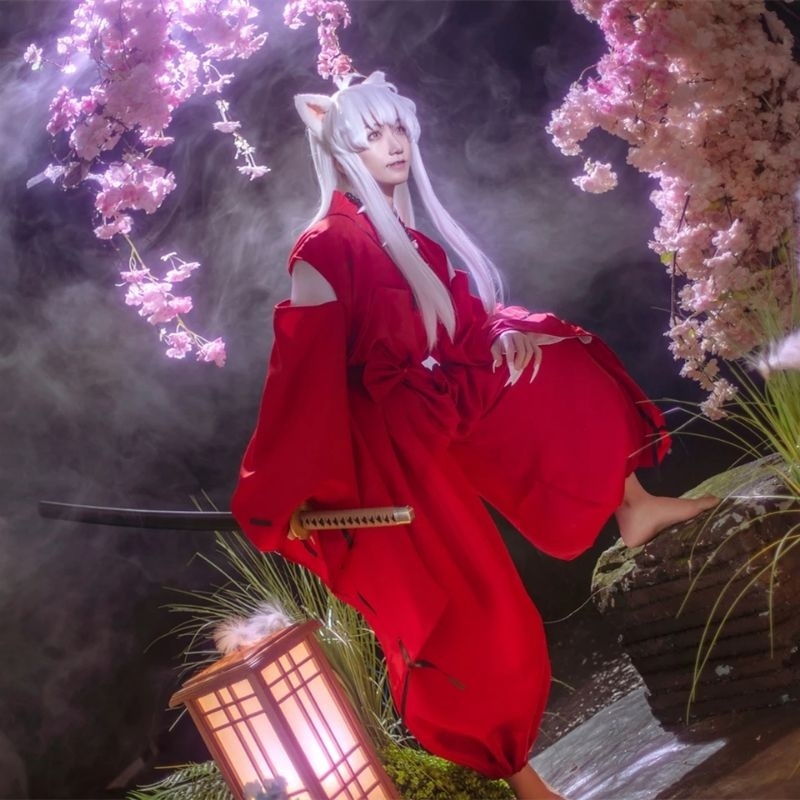 costum cosplay inuyasha kagome kikyo