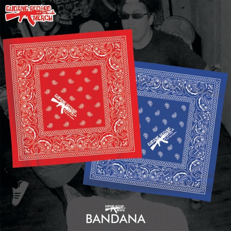 GUDANG RECORD MERCH - BANDANA PAISLEY SLAYER