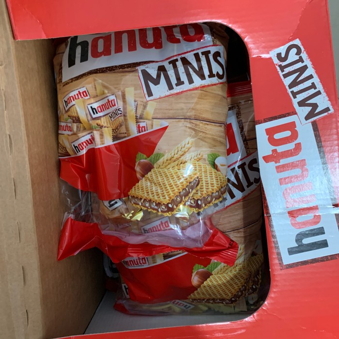 

Sale Terbatas Ferrero Hanuta Minis Coklat Wafer Hazelnut Mini Shared Aman