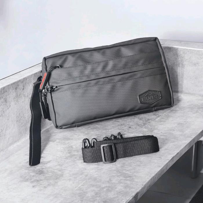 Taspure- Elvis Wahid Clutch Handbag Pria Elvis Premium Tas Selempang Pria Clutch Bag