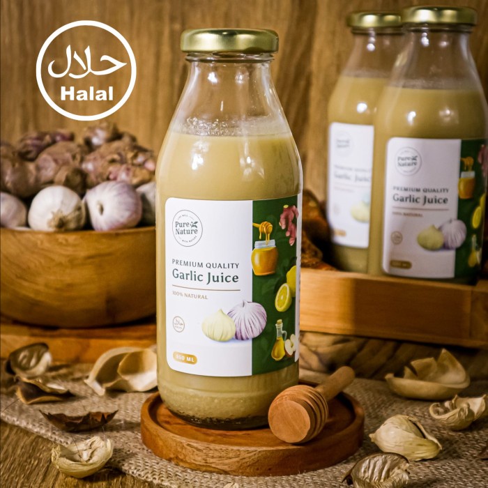 

PureNature Garlic JuiceBawang Putih Tunggal Jahe Lemon Cuka Apel Madu