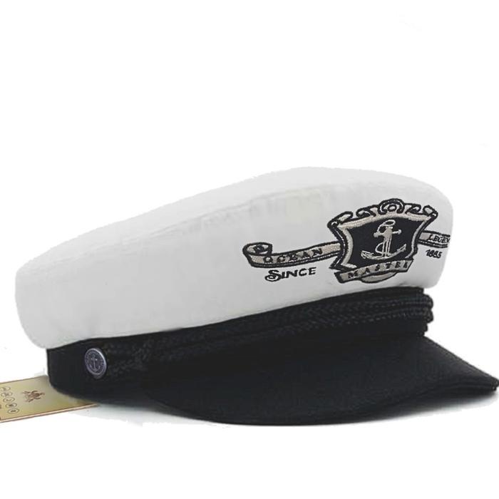 Cap- Original Topi Fisherman / Fiddler Cap/ Topi Captain/ Topi Sailor/Topi Pelaut Cotton