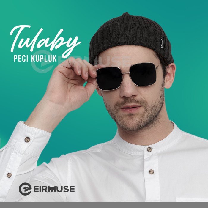 Cap- Tulaby Topi Peci Kupluk By Eirmuse Short Beanie Yang Bisa Dipakai Peci
