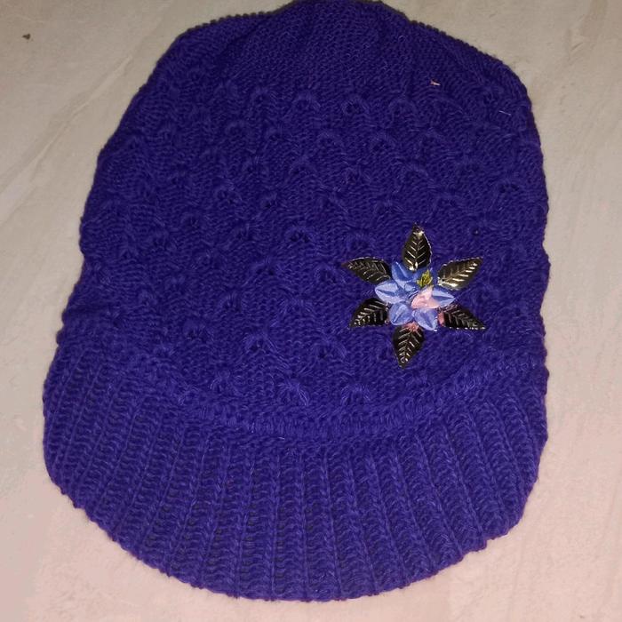 Cap- Ciput Topi Rajut Pet/Topi Bunga Adel