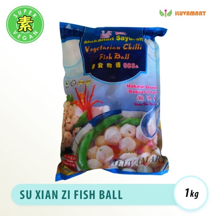 

Su Xian Zi Teo Chew / Tio Ciu / Vegetarian Fish Ball / Baso Ikan Vegan