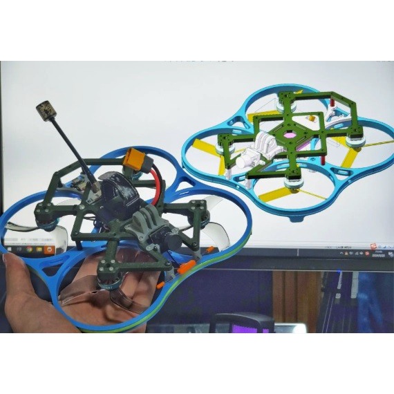 Frame 3,5 inch FPV Drone.