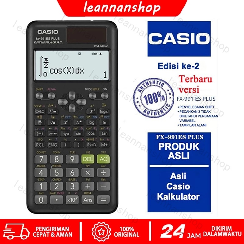 

Kalkulator Scientific Casio FX 991EX / FX-991ES PLUS Kalkulator Ilmiah Original Dw05