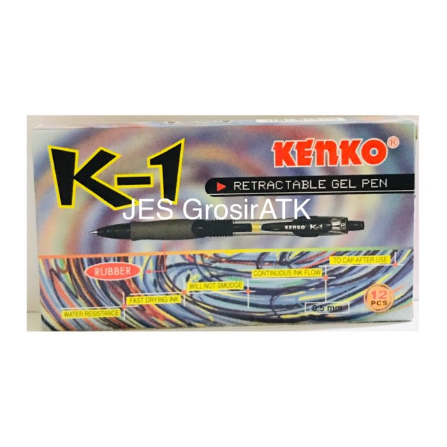 

Pulpen Kenko K1 Cetek / Pulpen Gel Kenko K-1 [Lusin] Dw05