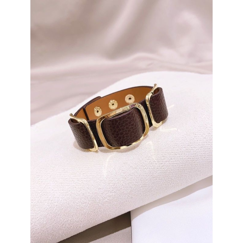 Gelang kulit Viral Gelang branded band Pum Quality Gelang tangan Kulit Tidak berkarat Gelang Fashion