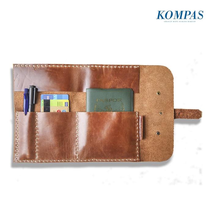 

Ready Pen/Gadget Roll (Bahan Kulit)