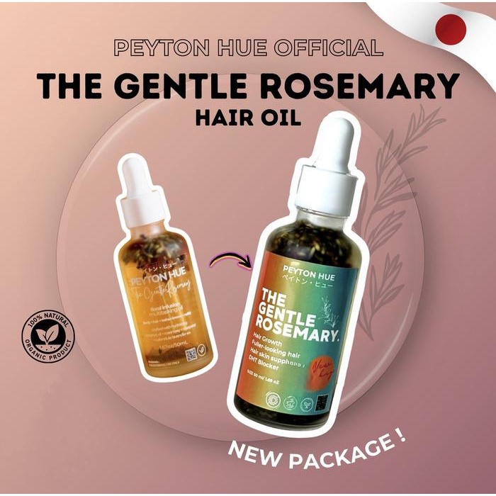 Barang Terlaris The Gentle Rosemary Oil Peyton Hue Packing Aman
