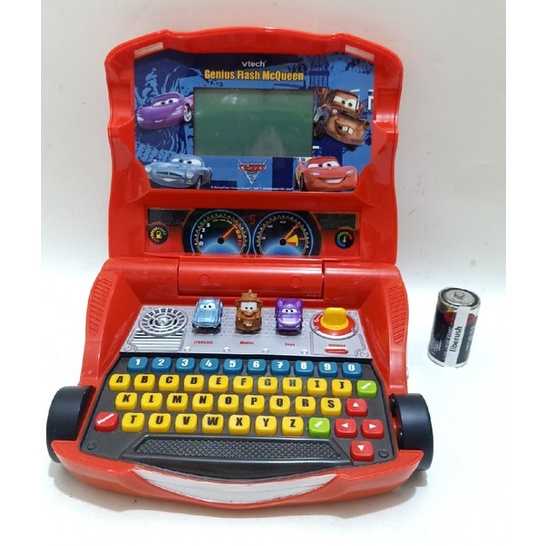 Junk elektrik mati vtech cars lightning mcqueen learning laptop mainan edukasi anak