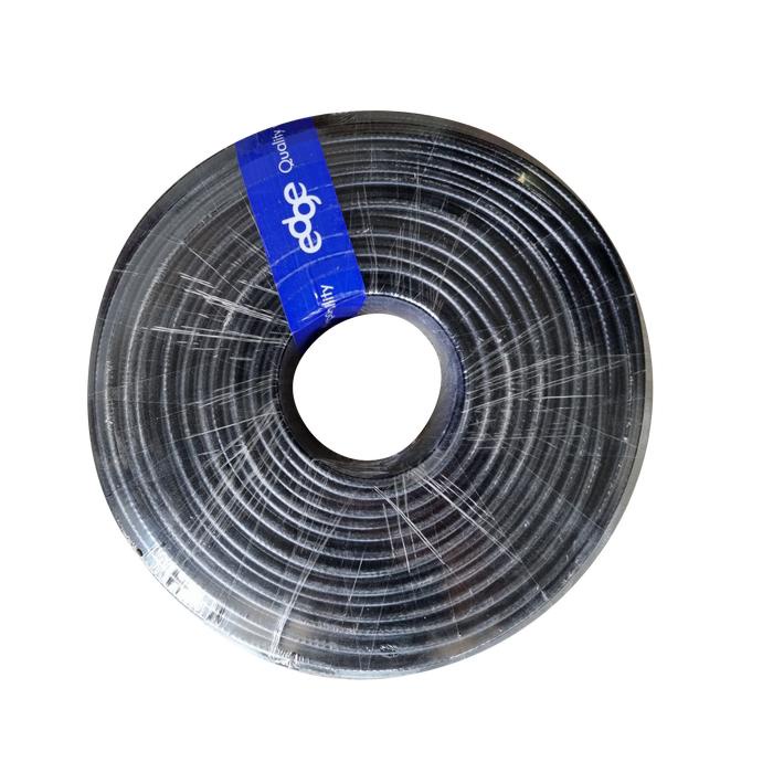 Kabel Rg6 Power 100m Hitam / Kabel Cctv Rg6 + Power 1 roll ( 100m)