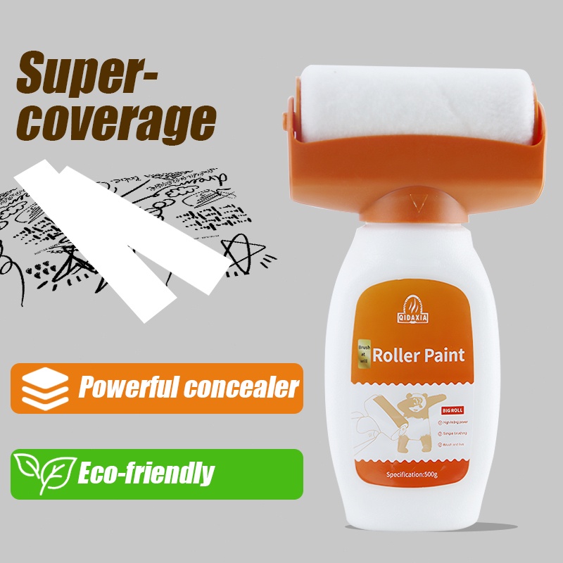 AYOOOLLARIZSS Rol cat tembok reparasi tembok cat reparasi cat lateks berbahan dasar air putih, rol