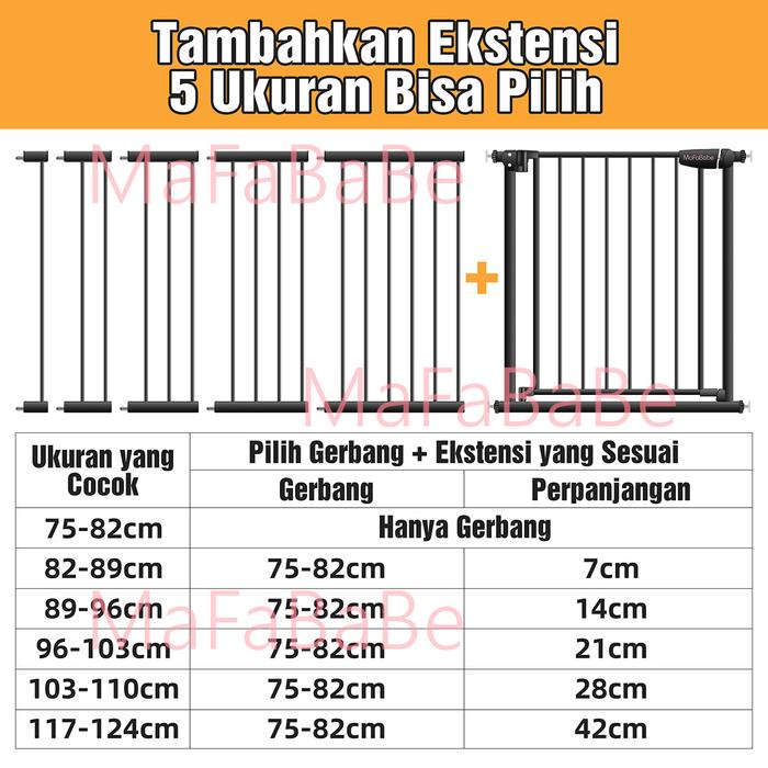 Baby Safety Gate Pagar Pintu Bayi Penghalang Pintu Bayi Pagar Tangga Bayi Pagar Pengaman Bayi Pintu