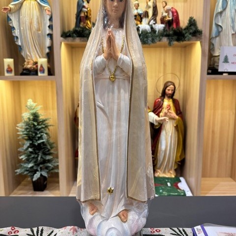 Patung Bunda Maria tinggi 60cm Fatima